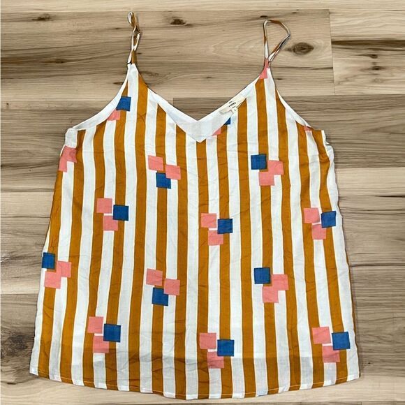 Entro Patterned Tank Top Women’s Large - Picture 1 of 3